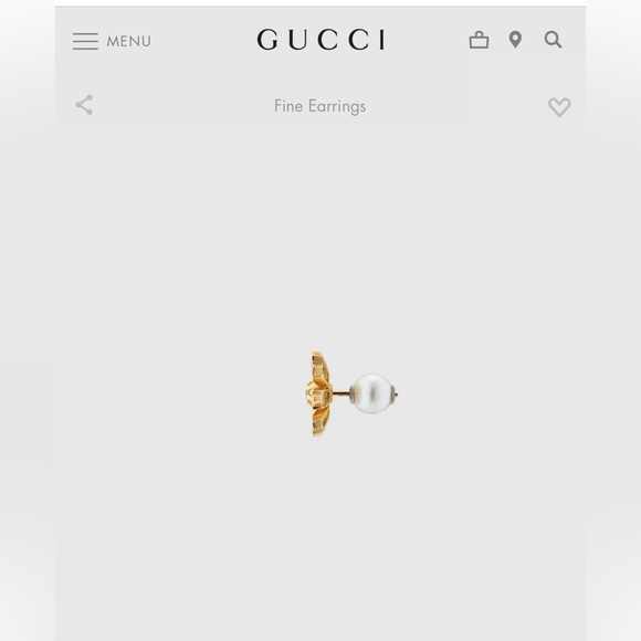 Gucci Flora 18k earrings with diamonds - Picture 3 of 12